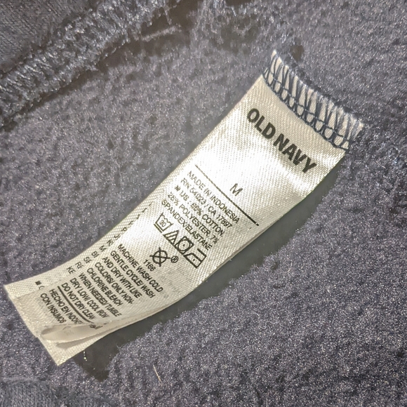 Old Navy - High-Waisted Fleece-Lined Flare Leggings | Medium | Navy Blue - Picture 4 of 5